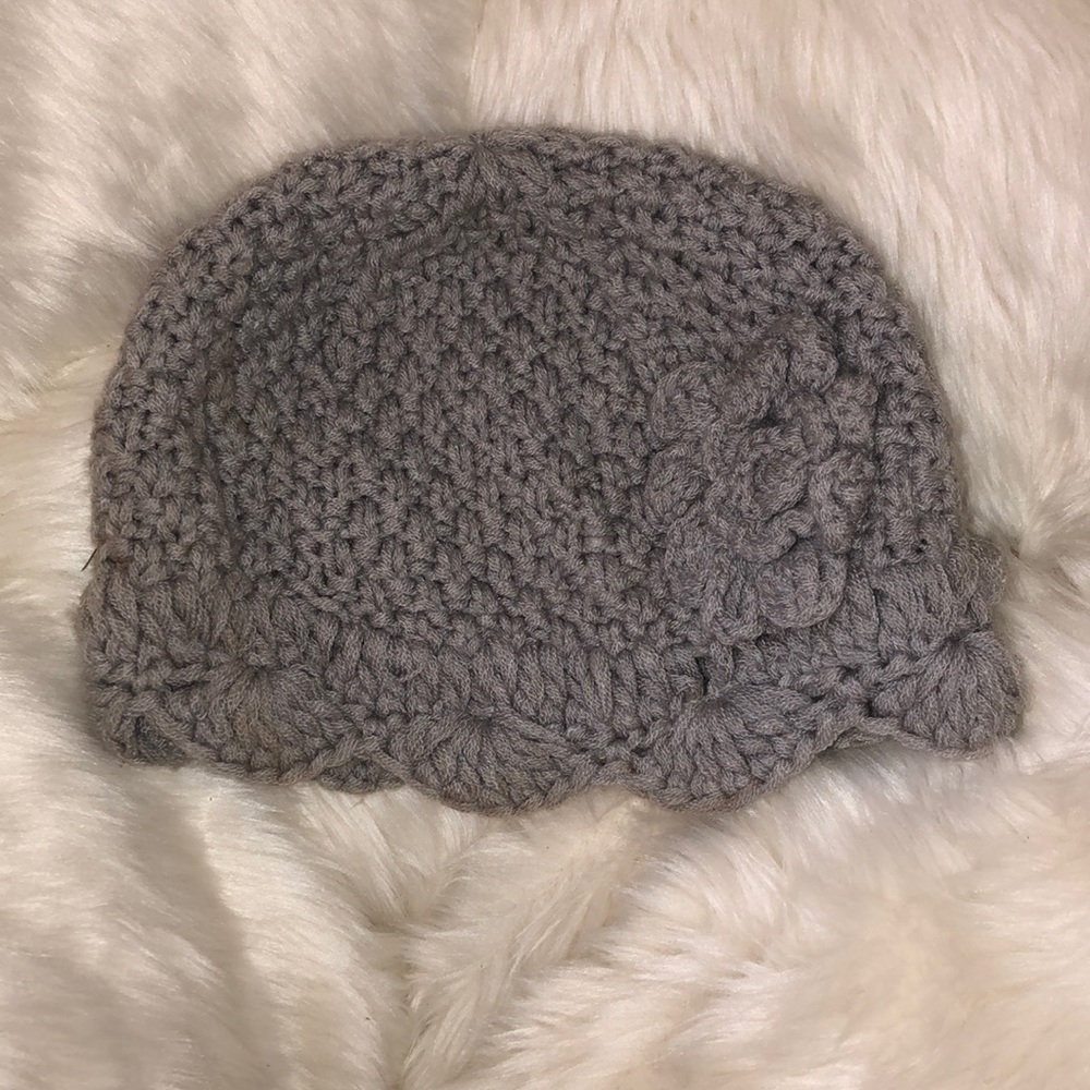 Nordstrom grey beanie hat